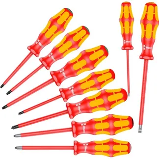 160 i/162 i/167 i/9 Schraubendrehersatz Kraftform Plus Serie 100, VDE 160 i/162 i/167 i/9 Schraubendrehersatz Kraftform Plus Serie 100, VDE