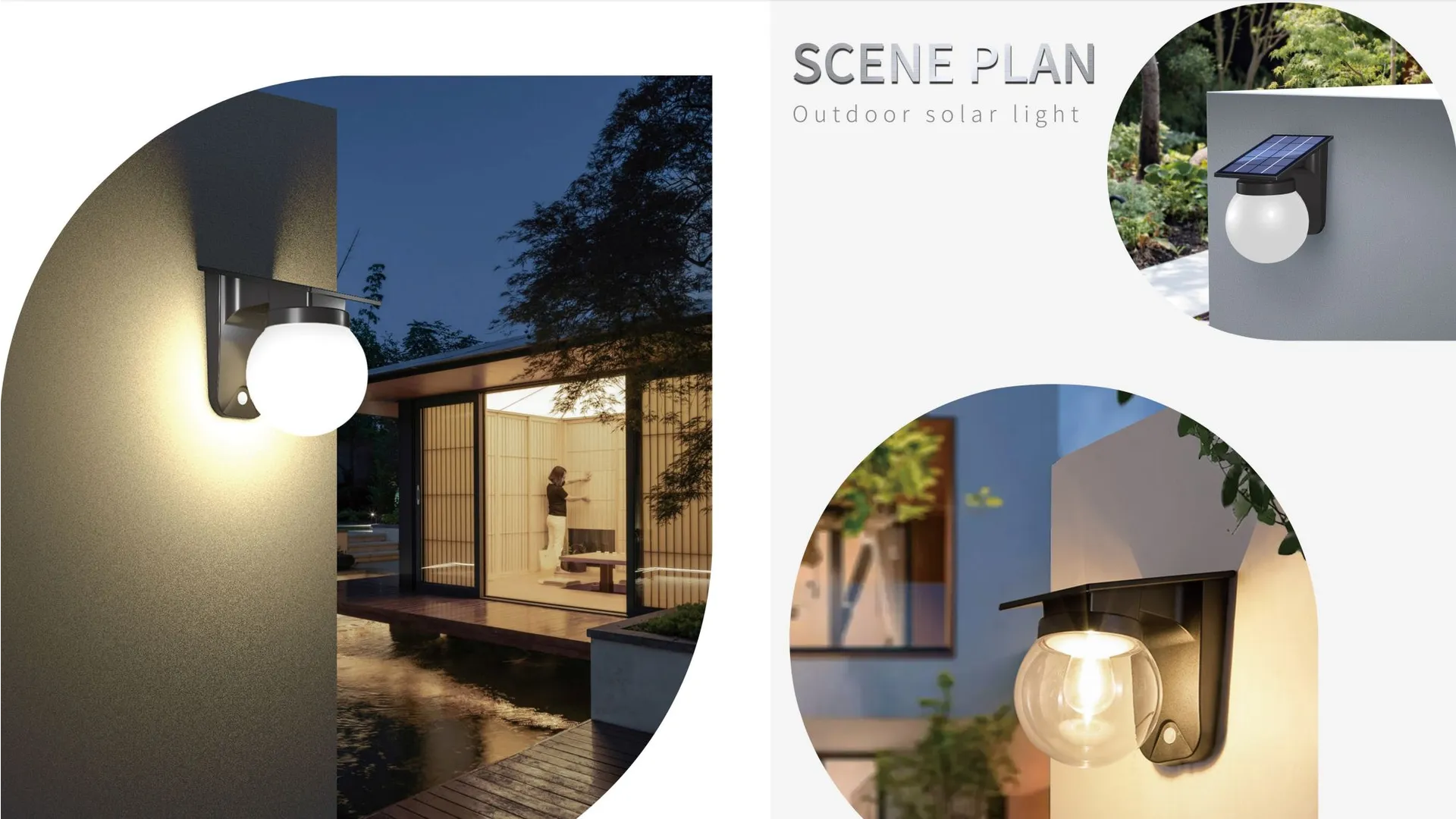 Synergy 21 LED Wand Akku Solar Lampe - Ball milky - – Bild 4