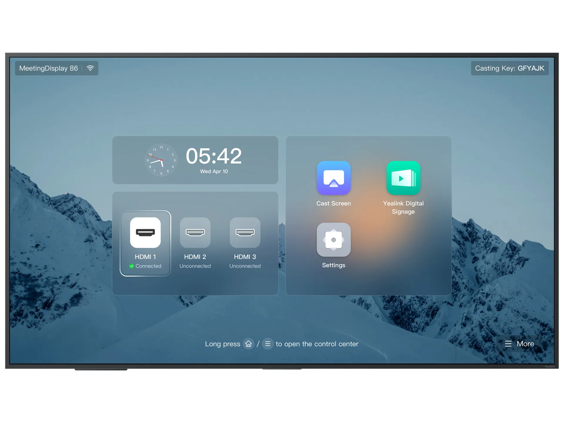 Yealink MSFT – Meeting Display MD86 Yealink MSFT – Meeting Display MD86