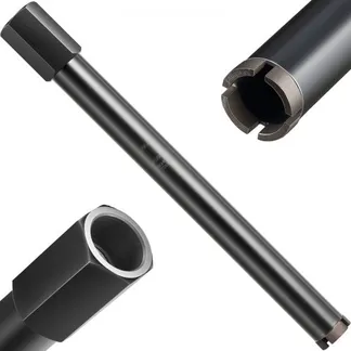 VEVOR Kernbohrer Bohrkrone φ 38 mm 356 mm Bohrtiefe, 1-1/4 Zoll-7 Innengewinde, Hochpräzisions-Schweißtechnologie, Nass-Diamantkernbohrer Kernlochbohrer für Stahlbeton Ziegel Mauerwerk VEVOR Kernbohrer Bohrkrone φ 38 mm 356 mm Bohrtiefe, 1-1/4 Zoll-7 Innengewinde, Hochpräzisions-Schweißtechnologie, Nass-Diamantkernbohrer Kernlochbohrer für Stahlbeton Ziegel Mauerwerk