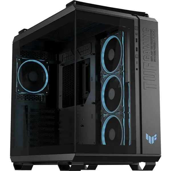 ASUS TUF GAMING GT502 Horizon TG ARGB Black Midi Tower Schwarz ASUS TUF GAMING GT502 Horizon TG ARGB Black Midi Tower Schwarz