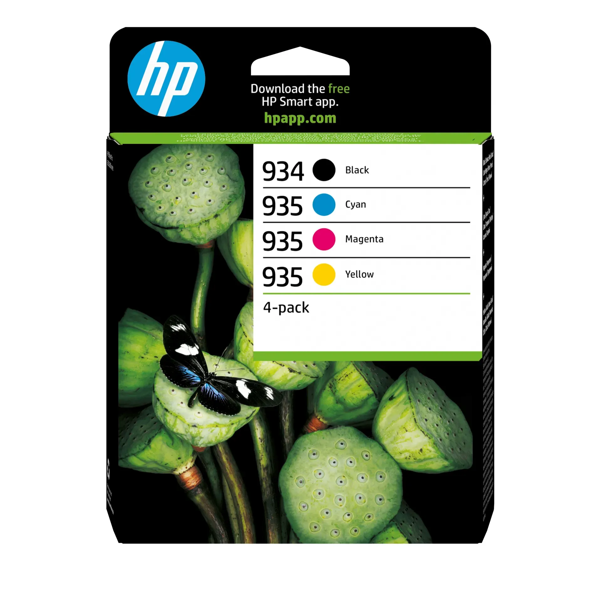 HP 934 Schwarz/935 Cyan/Magenta/Gelb Original Tintenpatronen (4er-Packung) HP 934 Schwarz/935 Cyan/Magenta/Gelb Original Tintenpatronen (4er-Packung)
