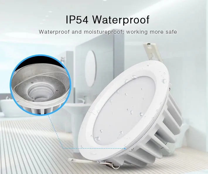 MiBoxer FUT063 LED Panel Rund 6W RGB-WW (RGB-CCT) mit Funk und WLAN IP54 – Bild 3