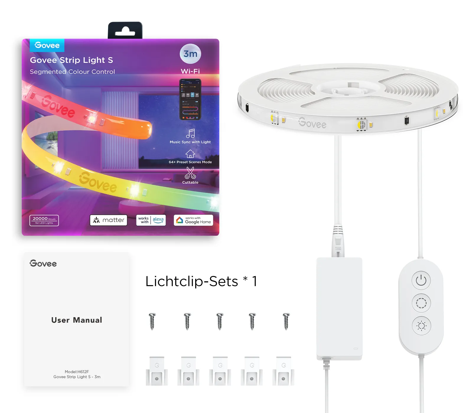 Govee H612F Intelligenter Leuchtstreifen Wi-Fi/Bluetooth – Bild 3