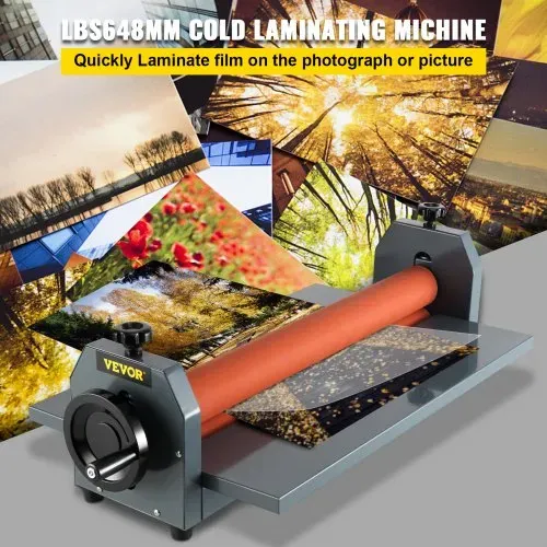 VEVOR LBS650 Kaltlaminiermaschine 650mm Manuell Kaltlaminiergerät Rollenlaminator Kaltlaminator Foto Malerei Poster Menü Broschüre VEVOR LBS650 Kaltlaminiermaschine 650mm Manuell Kaltlaminiergerät Rollenlaminator Kaltlaminator Foto Malerei Poster Menü Broschüre