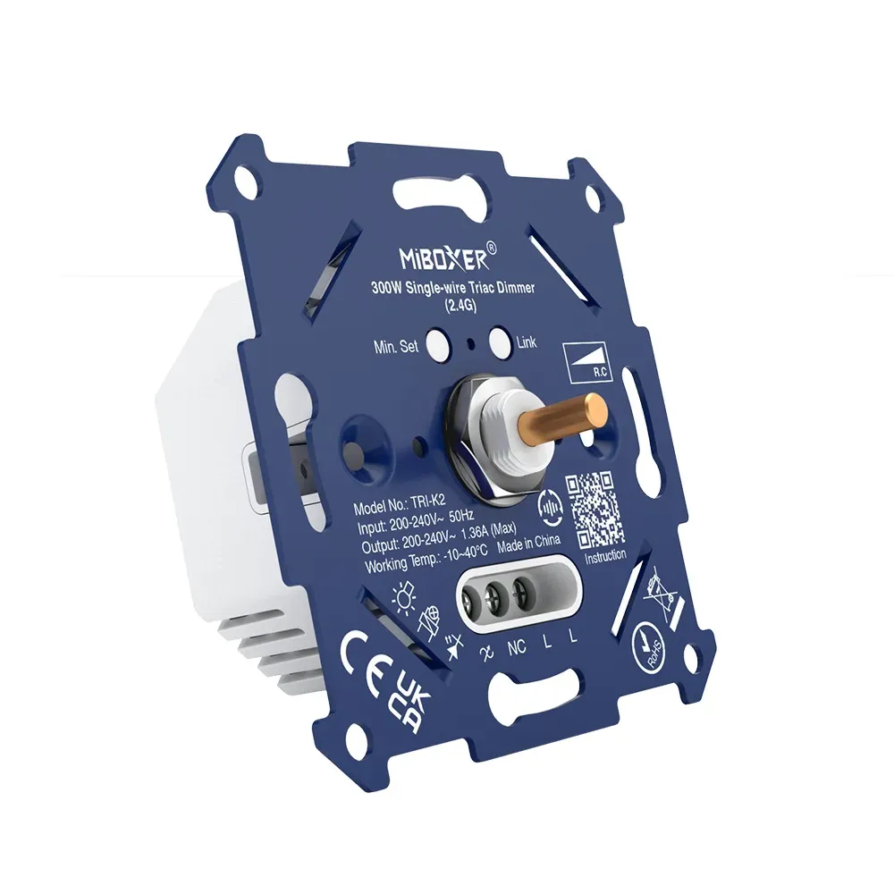 MiBoxer TRI-K2 Triac Dimmer 2,4 GHz für LED-Lampen ohne Neutralleiter – Bild 2