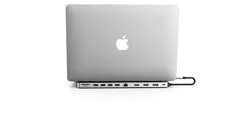 Plusonic USB-C Docking Adapter/Hub 9in1 with HDMI/DP/LAN/USB – Bild 3