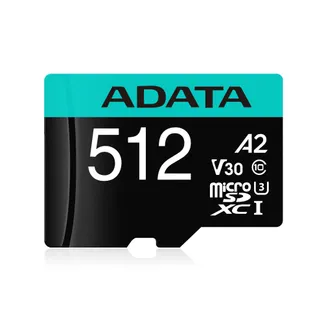 ADATA Premier Pro 512 GB MicroSDXC Klasse 10 ADATA Premier Pro 512 GB MicroSDXC Klasse 10
