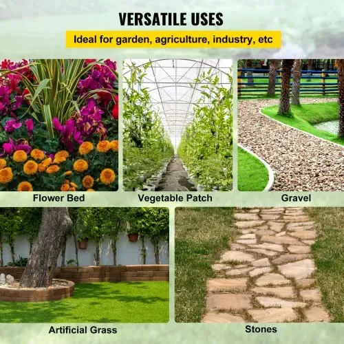 VEVOR 36,6㎡ Unkrautvlies Gartenvlies gegen Unkraut 1,2x30,5m(1 Rolle) Unkrautfolie aus PP Wasserdurchlässig Reißfest Korrosionsbeständig Unkrautflies Unkrautgewebe Unkrautschutz Bodengewebe – Bild 5