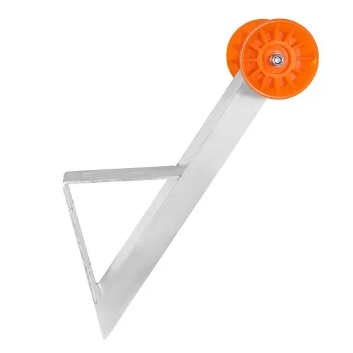 VEVOR Bootsanhänger-Sitz mit Rolle, 50,8–76,2 mm Windenpfosten, Windstand mit orangefarbener TPU-Rolle & U-Bolzen, geeignet für Jetski, Segelboot, Fischerboot, Schnellboot (verzinkt), Silber – Bild 9
