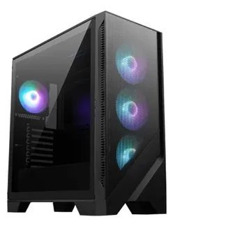 MSI MAG Forge 320R AIRFLOW Micro Tower Schwarz, Transparent MSI MAG Forge 320R AIRFLOW Micro Tower Schwarz, Transparent