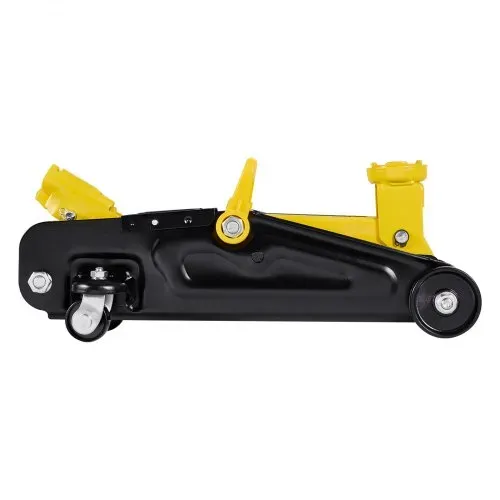 VEVOR Rangierwagenheber Wagenheber mit niedrigem Profil & 360° Rollen 1,5 t, Einzelkolben-Schnellhubpumpe, 13-31 cm Hubhöhe, hydraulische Wagenheber für Sportwagen, Limousinen Gelb + Schwarz – Bild 8