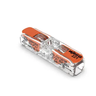 Wago Serie 221 – Durchgangsverbinder -2*4mm (60Stück) Wago Serie 221 – Durchgangsverbinder -2*4mm (60Stück)
