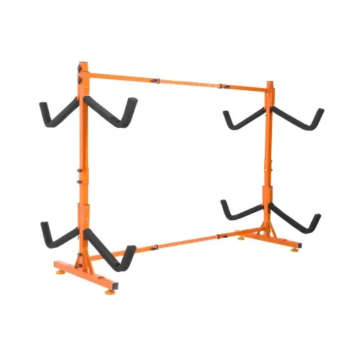 VEVOR Kayak Halterung Kajak Aufhänger 1260 x 1070 x 1375 mm, Freistehender Kajakständer 4 Kajaks 1230–1825 mm Breitenverstellbereich, Kajak Aufbewahrungsregal Robuste Kajak-Aufbewahrungshaken VEVOR Kayak Halterung Kajak Aufhänger 1260 x 1070 x 1375 mm, Freistehender Kajakständer 4 Kajaks 1230–1825 mm Breitenverstellbereich, Kajak Aufbewahrungsregal Robuste Kajak-Aufbewahrungshaken