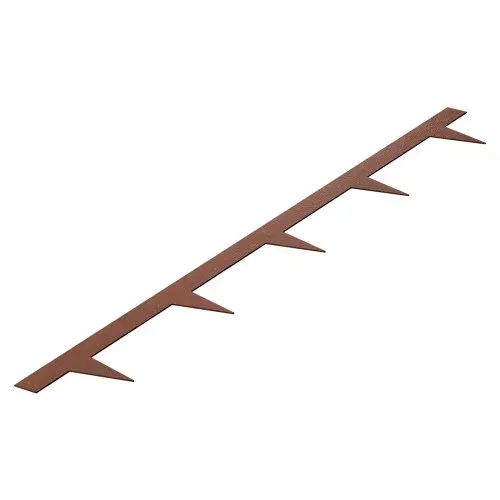 VEVOR Rasenkante, 10er-Set, 1016x114,3x1,5 mm, rostbeständige Beeteinfassung aus Metall, Beetumrandung, Raseneinfassung, einfach zu installieren, Trennwand für Blumenbeete, Hofwege – Bild 8