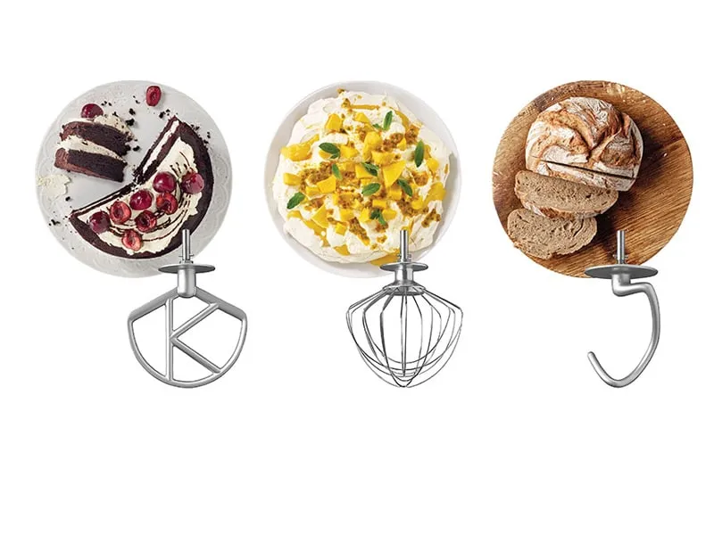 Kenwood KMX760YG Küchenmaschine 1000 W 5 l Grau, Gelb – Bild 3