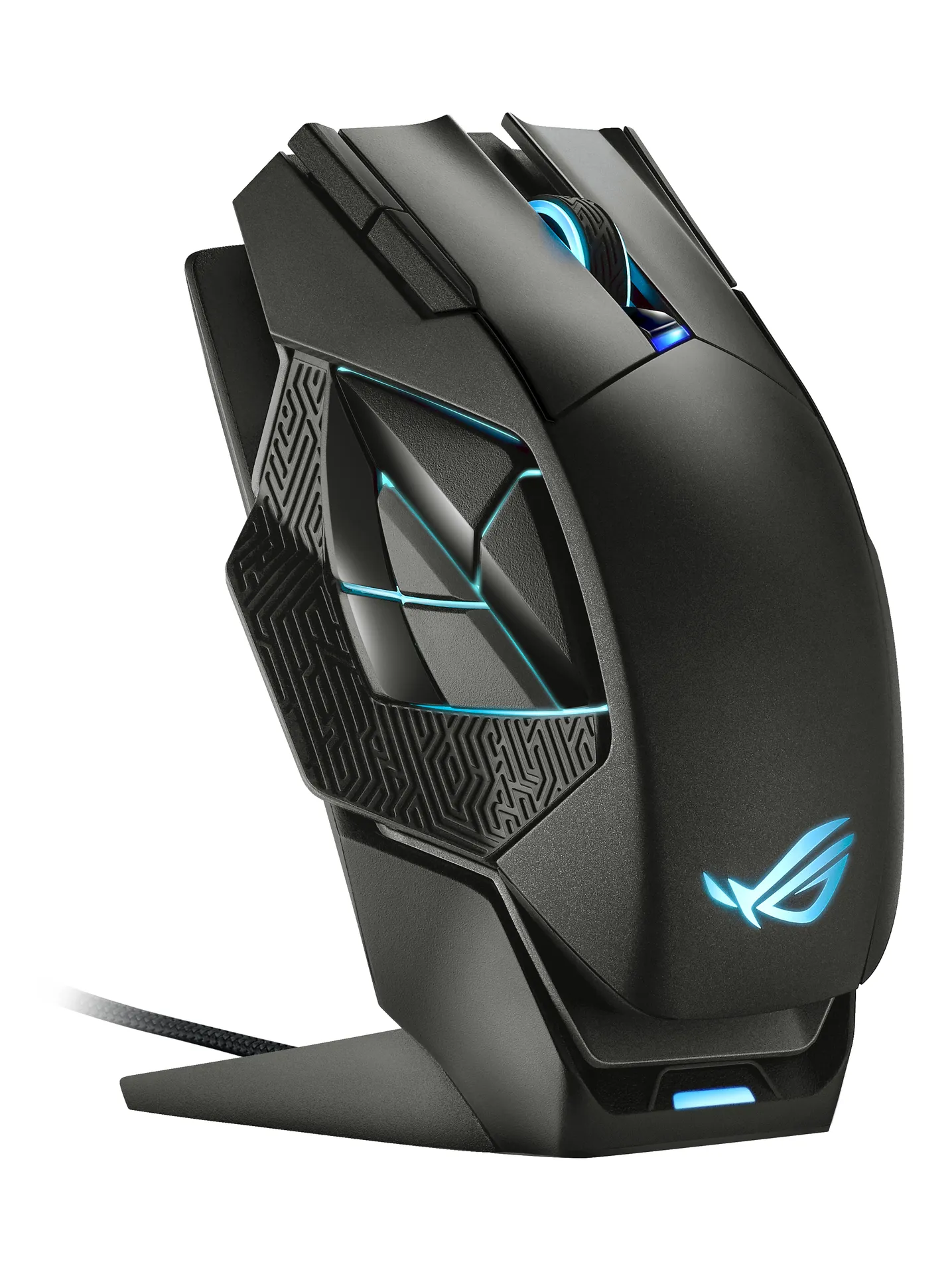 ASUS ROG Spatha X Maus Gaming rechts RF Wireless + USB Type-C Optisch 19000 DPI – Bild 6