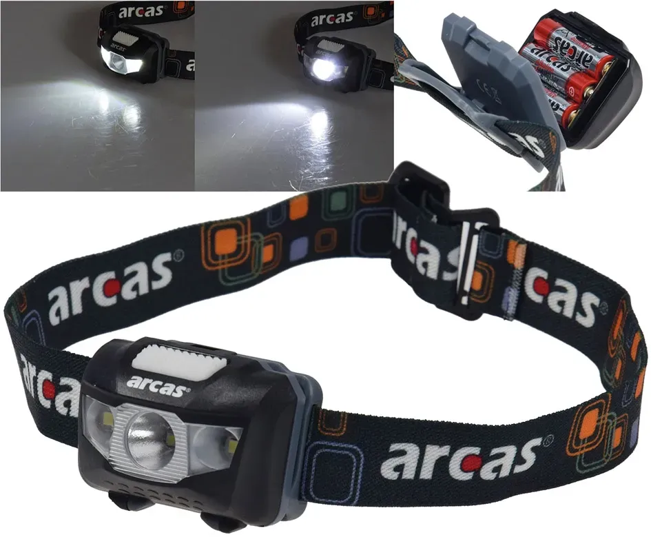 LED-Stirnlampe ACRAS “HeadLight CREE” 5W 160 Lumen, inkl. 3x Micro Batterien LED-Stirnlampe ACRAS “HeadLight CREE” 5W 160 Lumen, inkl. 3x Micro Batterien