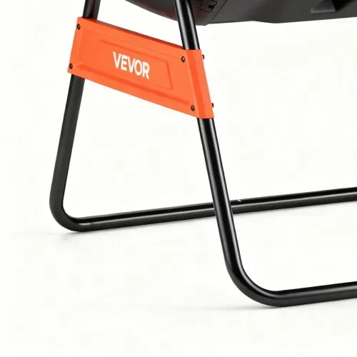 VEVOR Komposttrommel 200 L, Tumbling-Komposter Outdoor mit 2 Schiebetüren & Belüftungssystem & Doppelkammern, Kompostbehälter aus PP & Kohlenstoffstahl für Garten-, Küchen- und Hofabfälle – Bild 10