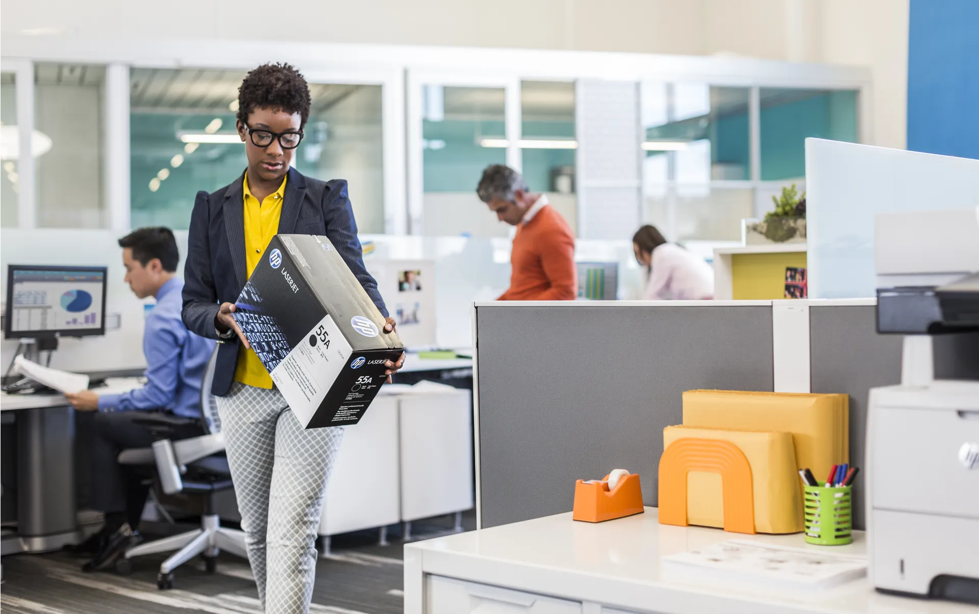 HP 55A Schwarz Original LaserJet Tonerkartusche – Bild 5