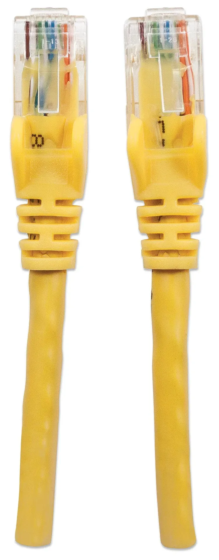 Intellinet Netzwerkkabel, Cat6, U/UTP, CCA, Cat6-kompatibel, RJ45-Stecker/RJ45-Stecker, 2,0 m, gelb – Bild 4