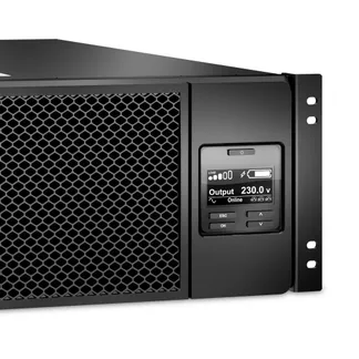 APC Smart-UPS On-Line SRT6KRMXLI – 6kW/VA, 6x C13, 4x C19, festverdrahteter 1-Phasen-Ausgang, Rack-montierbar, eingebettetes NMC APC Smart-UPS On-Line SRT6KRMXLI – 6kW/VA, 6x C13, 4x C19, festverdrahteter 1-Phasen-Ausgang, Rack-montierbar, eingebettetes NMC