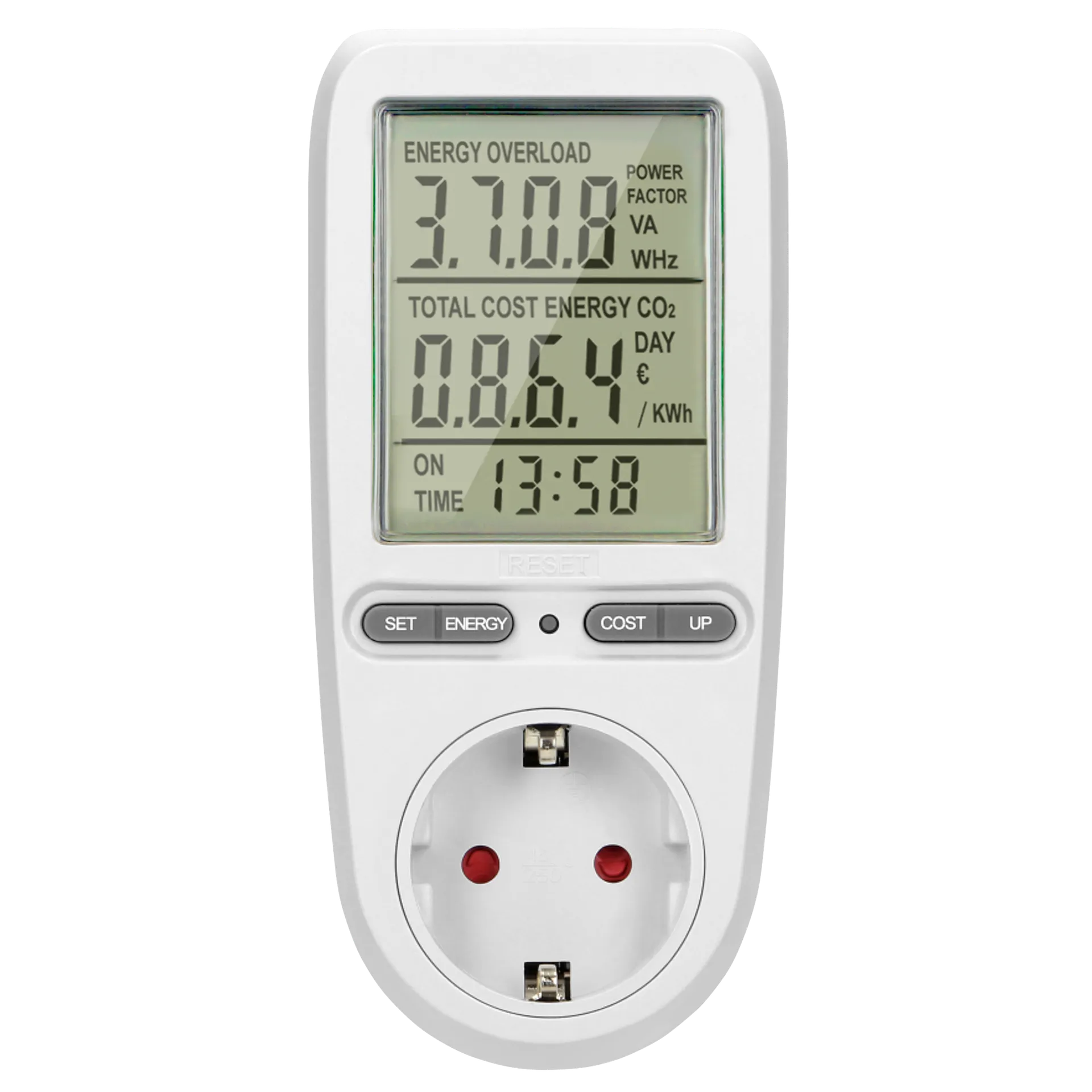 Energiekosten-Messgerät mit LCD-Display, max. 3.680W – Bild 3