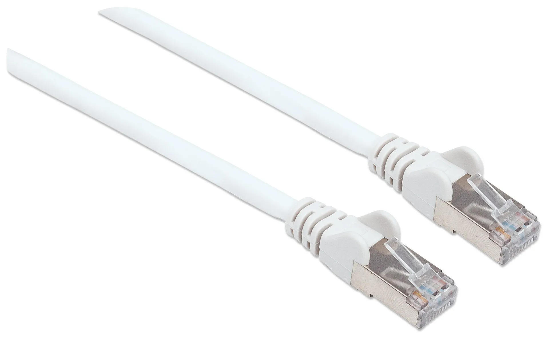 Intellinet Netzwerkkabel, Cat6, S/FTP, LS0H, RJ45-Stecker/RJ45-Stecker, 0,5 m, weiß – Bild 2