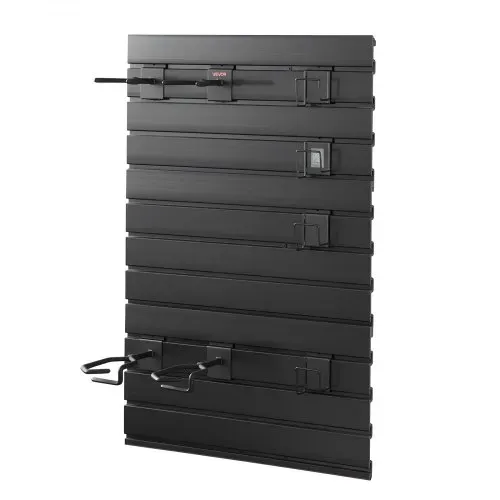 VEVOR Waffenwandhalterung für 2 Gewehre & 4 Pistolen, Gewehrhalter mit Haken, Gewehrregal aus Kohlenstoffstahl (Rahmen) & PVC (Rückwand), Waffenaufbewahrung Waffenregal Modulares Aufbewahrungssystem – Bild 8
