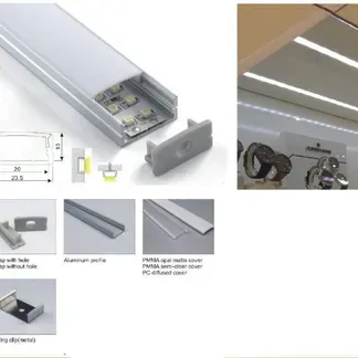 Synergy 21 LED U-Profil 200cm, ALU014 weiss / white Synergy 21 LED U-Profil 200cm, ALU014 weiss / white