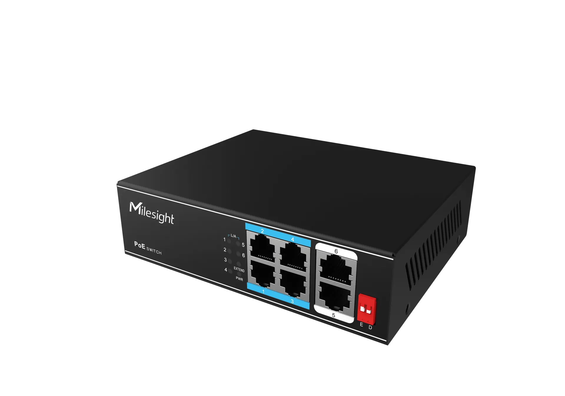 Milesight IoT Milesight 4-Port PoE Switch, MS-S0204-EL – Bild 4