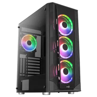 Aerocool Prism ARGB Midi Tower Schwarz Aerocool Prism ARGB Midi Tower Schwarz