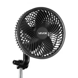 VEVOR Grow Ventilator mit Clip Oszillierend, 10 W-Clip-Ventilator mit USB-Anschluss, 9 Geschwindigkeitsstufen & Zirkulationsmodus, Umluftventilator für Umluft & Kühlung in Growbox, Growzelt, Schwarz VEVOR Grow Ventilator mit Clip Oszillierend, 10 W-Clip-Ventilator mit USB-Anschluss, 9 Geschwindigkeitsstufen & Zirkulationsmodus, Umluftventilator für Umluft & Kühlung in Growbox, Growzelt, Schwarz
