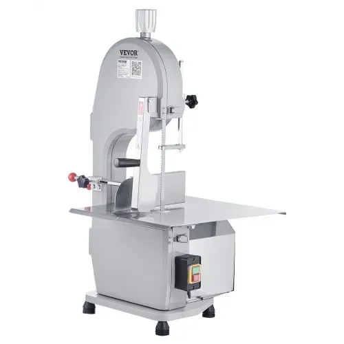 VEVOR Knochen Sägemaschine, 1500 W 300 kg/h Elektrische Knochenschneidemaschine, 490x380 mm Knochenschneidemaschine, 4-200 mm Schnittdicke Gastro-Fleischsäge, Kommerzielle Knochensäge Fleischbandsäge – Bild 8