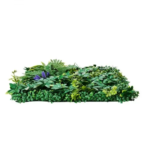 VEVOR Künstliche Hecke, 12 Stück, 500x500x50 mm, 3D-Kombination, Künstliche Pflanzenwand, grüne Dekoration & Efeu-Zaunbedeckung, Sichtschutz-Hintergrundwand, Heckenschutz für den Garten – Bild 8