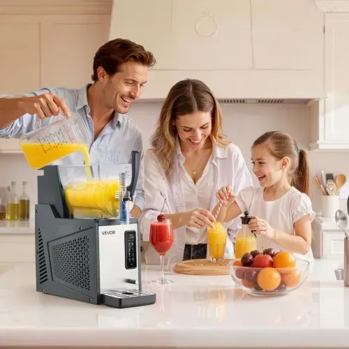 VEVOR Slush Maschine 4 L, Slusheis Eisbereiter 350 W (kein Eis nötig), Elektrische Margarita-Maschine mit Selbstreinigungsfunktion, Geeignet für Frozen Margaritas Frappés Milchshakes Shakes – Bild 7