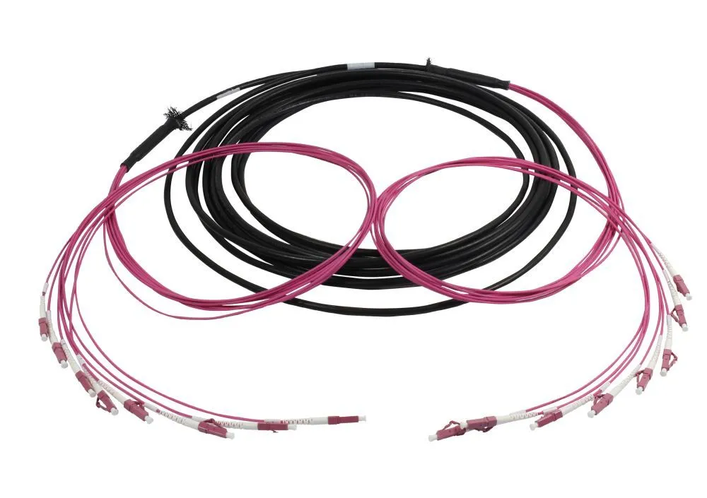 LWL-Kabel, Trunkkabel U-DQ(ZN)BH 8G 50/125, LC/LC OM4 40m, Ring, Synergy21 LWL-Kabel, Trunkkabel U-DQ(ZN)BH 8G 50/125, LC/LC OM4 40m, Ring, Synergy21