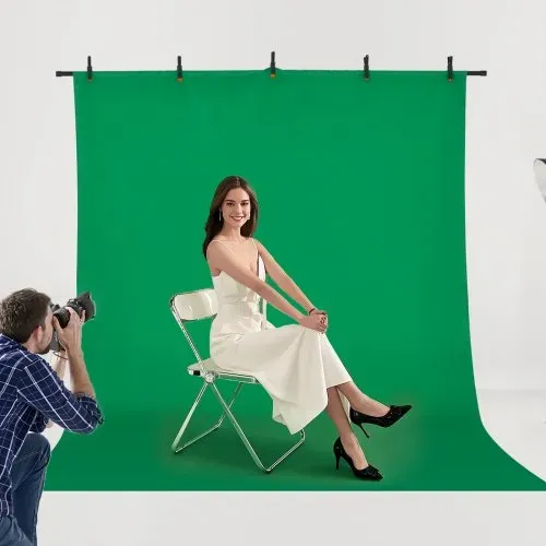 VEVOR Hintergrundständer verstellbares Fotohintergrundständer (Hintergrundtuch: 154 x 198 cm), tragbarer Hintergrundständer mit 1 Stativ, Bildschirmständer für Produktfotografie Studiofotografie – Bild 7