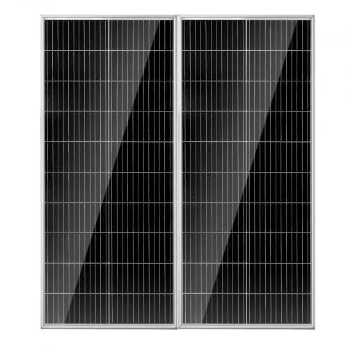 VEVOR 200W Solarpanel 2er-Set 12V monokristallinen Solarmodul plus Laderegler 16,66A Solaranlage Umwandlungsrate von 23 % Kompatibel mit AGM-, GEL-, FLD-, LI-Batterien Ideal für Wohnmobile Yachten Zuh – Bild 10