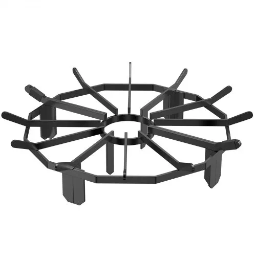 VEVOR Holzrost, 68,6 cm (27 Zoll) robustes Rad-Feuerrost mit 6 Stützbeinen, massiven pulverbeschichteten Stahlstangen, Holzscheit-Brennholz-Halterung für Holzofen und Camping-Feuerstelle im Freien VEVOR Holzrost, 68,6 cm (27 Zoll) robustes Rad-Feuerrost mit 6 Stützbeinen, massiven pulverbeschichteten Stahlstangen, Holzscheit-Brennholz-Halterung für Holzofen und Camping-Feuerstelle im Freien