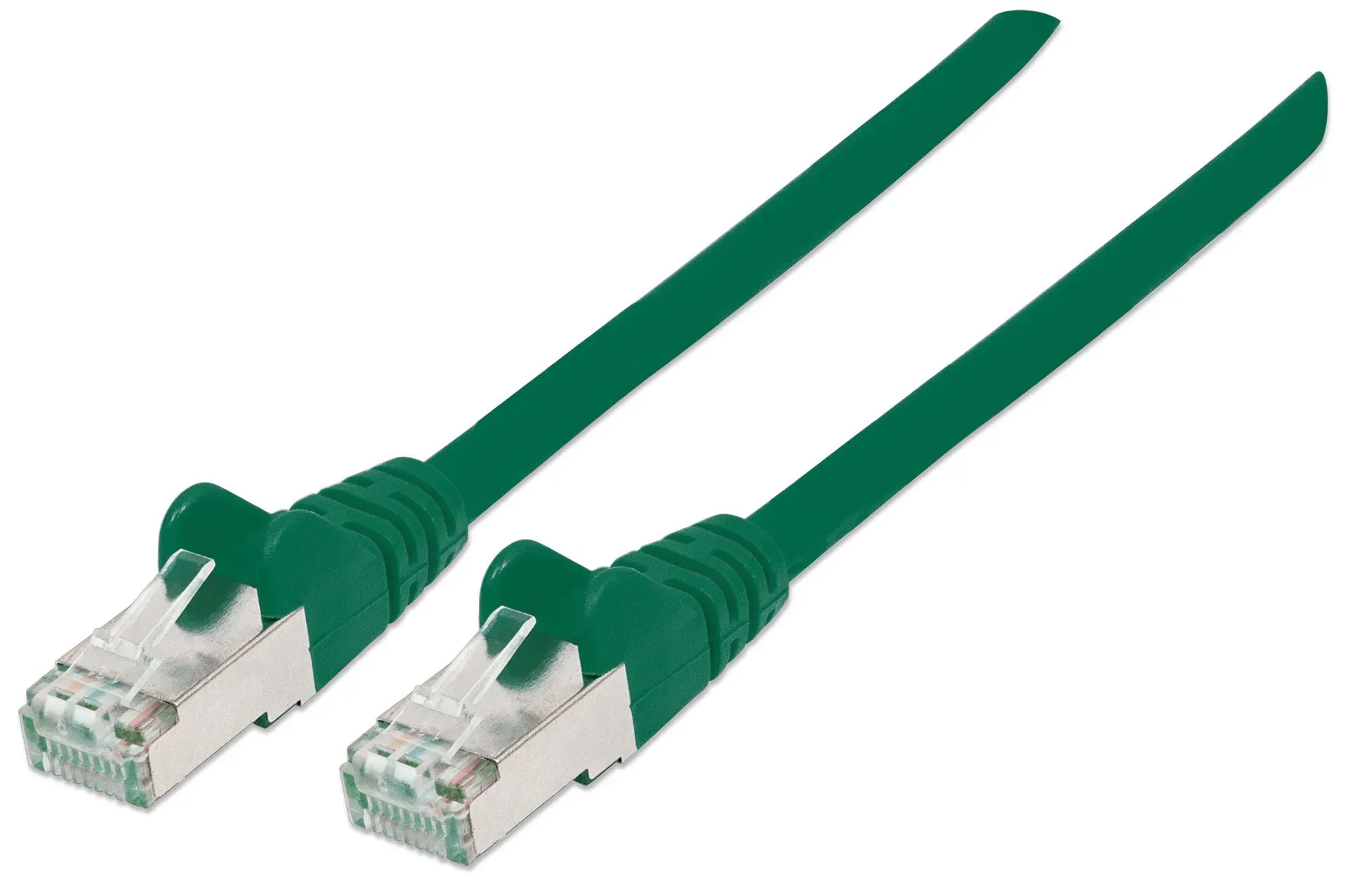 Intellinet Netzwerkkabel, Cat6A, S/FTP, RJ45, 100% Kupfer, LSOH, 0,5 m, grün Intellinet Netzwerkkabel, Cat6A, S/FTP, RJ45, 100% Kupfer, LSOH, 0,5 m, grün
