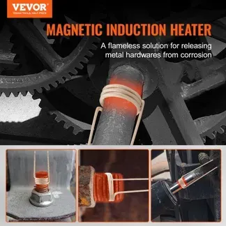 VEVOR magnetisches Induktionsheizgerät-Set, 1 kW Induktionsheizgerät, Bolzen-Induktionsheizgerät mit 8 Induktionsspulen, Induktionsheizer-Bolzenentferner zum Entfernen von Bolzen und Muttern VEVOR magnetisches Induktionsheizgerät-Set, 1 kW Induktionsheizgerät, Bolzen-Induktionsheizgerät mit 8 Induktionsspulen, Induktionsheizer-Bolzenentferner zum Entfernen von Bolzen und Muttern