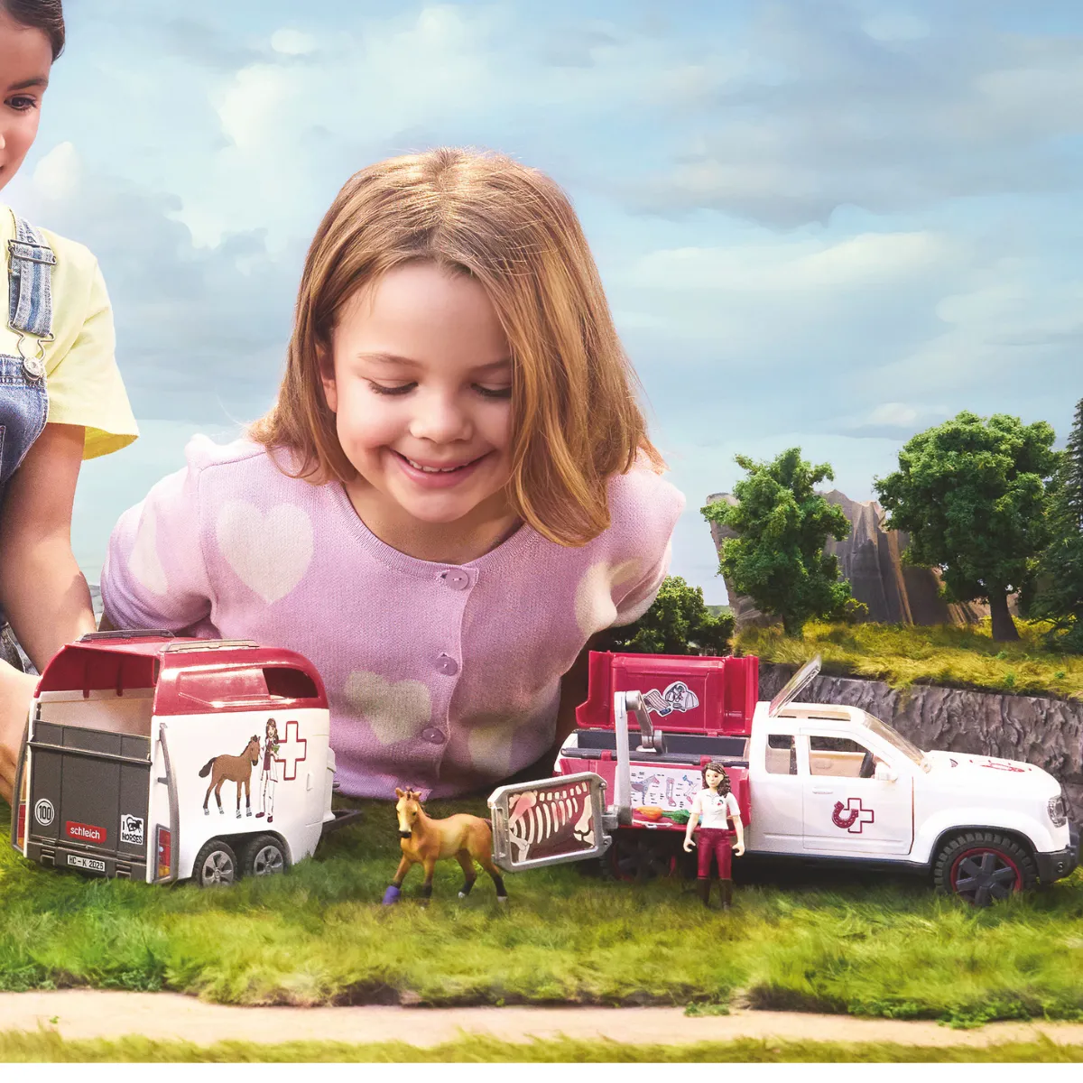 schleich HORSE CLUB Mobile Tierärztin mit Anhänger – Bild 3