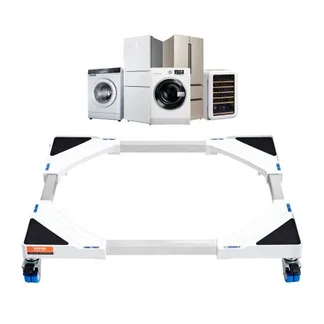 VEVOR Mini-Kühlschrankständer 386,1 x 386,1 x 111,76 mm, universeller Wäscheständer, verstellbarer Kühlschrankständer mit glatten Rollen, Waschmaschinenständer, Basis für Waschmaschine und Trockner VEVOR Mini-Kühlschrankständer 386,1 x 386,1 x 111,76 mm, universeller Wäscheständer, verstellbarer Kühlschrankständer mit glatten Rollen, Waschmaschinenständer, Basis für Waschmaschine und Trockner