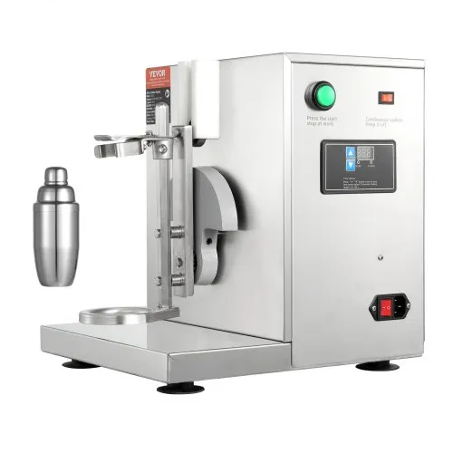 VEVOR Milchshake-Maschine, 120 W Kommerzieller Milchtee-Shaker, Einzelkopf-Milchshake-Mixer, 0–180 s Einstellbarer Milchshake-Mixer, mit 750 ml Edelstahlbecher, für Milchtee-Laden VEVOR Milchshake-Maschine, 120 W Kommerzieller Milchtee-Shaker, Einzelkopf-Milchshake-Mixer, 0–180 s Einstellbarer Milchshake-Mixer, mit 750 ml Edelstahlbecher, für Milchtee-Laden