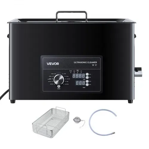 VEVOR Ultraschallreiniger professionelles Ultraschallreinigungsgerät mit Drehknopfsteuerung 30 L, Reinigungsgerät mit Korb & Reinigungskugel, Ultraschallgerät für Uhren Rasierer Schmuck Münzen – Bild 8