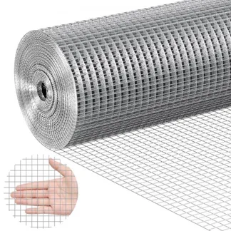 VEVOR Drahtgeflecht, 915 mm x 30,48 m, Volierendraht, 19 Gauge, feuerverzinkte Maschendrahtrolle, Maschendrahtzaun, Maschendraht für Kaninchenkäfige, Garten, kleine Nagetiere VEVOR Drahtgeflecht, 915 mm x 30,48 m, Volierendraht, 19 Gauge, feuerverzinkte Maschendrahtrolle, Maschendrahtzaun, Maschendraht für Kaninchenkäfige, Garten, kleine Nagetiere