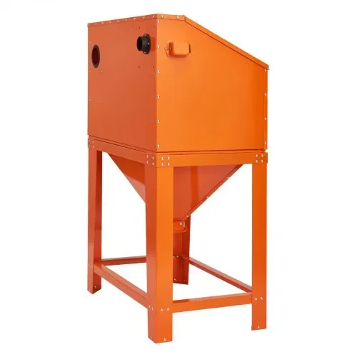 VEVOR 341 L Sandstrahlkabine mit 6,8 L Staubsammelsystem 2,76-8,27 bar Sandstrahlkabine mit Ständer Hochleistungs-Sandstrahler mit Strahlpistole und 4 Düsen zum Entfernen von Farbe und Rost – Bild 10