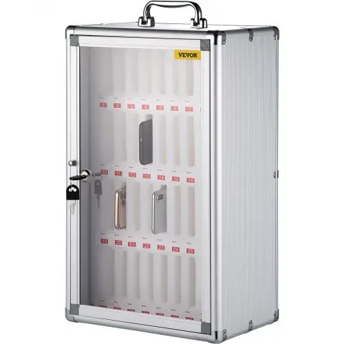 VEVOR Handy Aufbewahrungsschrank 1 x 6 cm, Handy Aufbewahrungsbox 32 x 20 x 51 cm 5 kg Speicher Rack, Unabhängiger Handy Aufbewahrungsschrank Wand Montiert Multifunktionale Lagerung Box – Bild 9