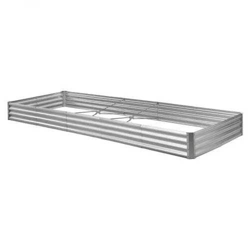 VEVOR Hochbeet Metall 3600x1200x290 mm, Pflanzbeet, Gemüsebeet, Pflanzkasten mit offenem Boden & abgerundeten Kanten, Blumenbeet, Kräuterbeet, für Gemüse, Blumen, Kräuter & Sukkulenten, verzinkt – Bild 10